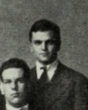 Leverett Stearns Woodworth in the Student Council photograph, 1916