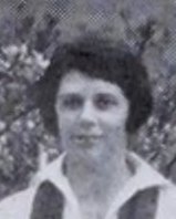 Shirley Elizabeth Eddy in the Field Hockey Team photograph, 1925