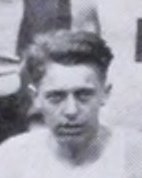 Ralph Chambers in the Outdoor Track Team photograph, 1925