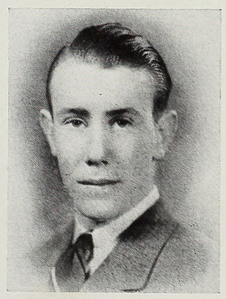 Portrait of William Francis Connell Jr, Hingham High School, class of 1937