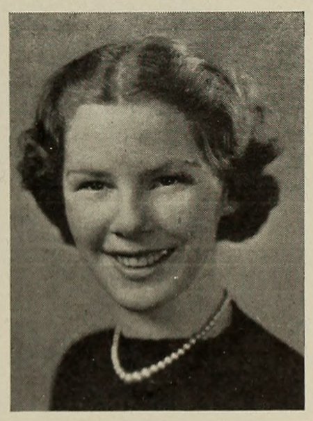 Portrait of Hazel Maude Young, Hingham High School, class of 1939