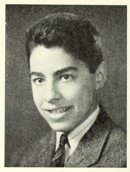 Portrait of Alfred David White, Boston Latin School, class of 1942