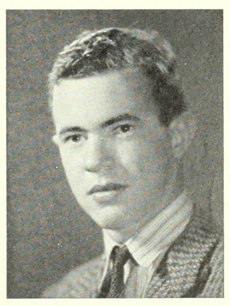 Portrait of Richard Powers, Boston Latin School, class of 1942