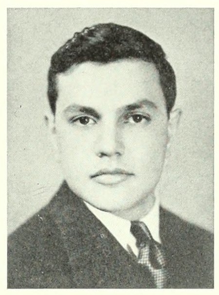 Portrait of William John Baker, Boston Latin School, class of 1942