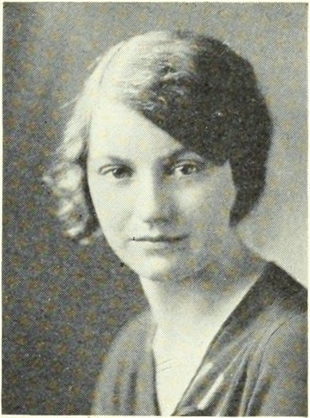 Yearbook portrait of Elva Allen, Melrose High School, class of 1929