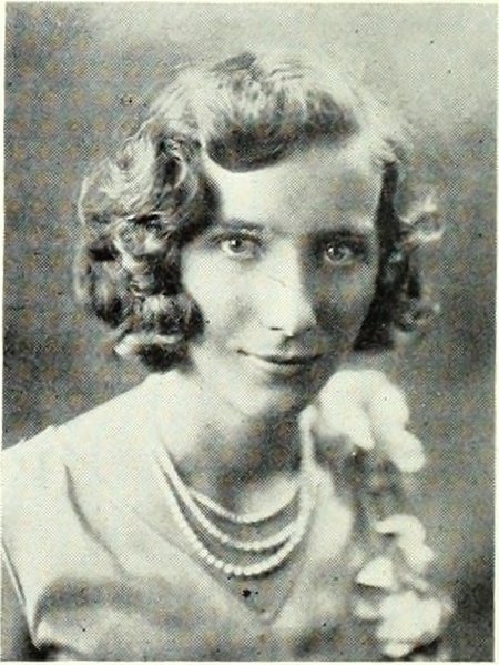 Yearbook portrait of Mildred Louise Woods, Melrose High School, class of 1930