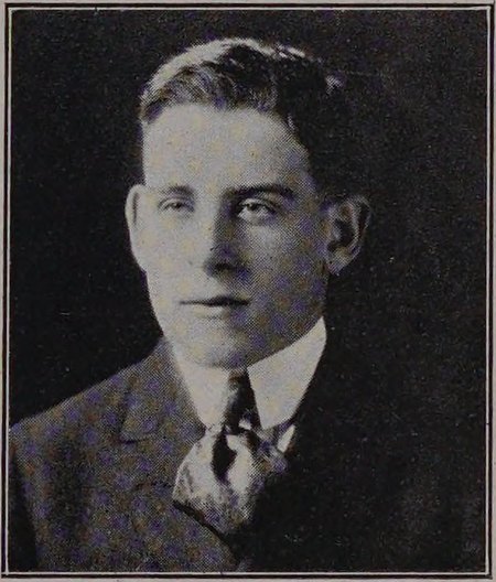 Portrait of Arthur James Bushell, Malden High School, class of 1919