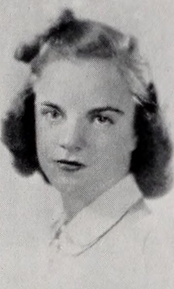 Portrait of B. Jane Egan, North Quincy High School, class of 1938