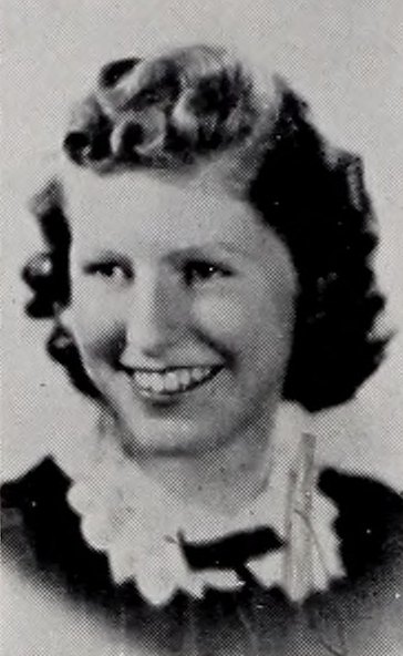 Portrait of Claire E. Theller, North Quincy High School, class of 1938