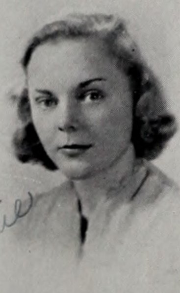 Portrait of Constance H. Dennison, North Quincy High School, class of 1938