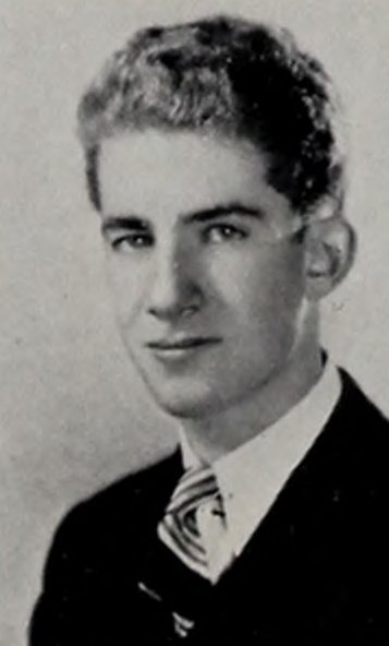 Portrait of David E. Pitman, North Quincy High School, class of 1938