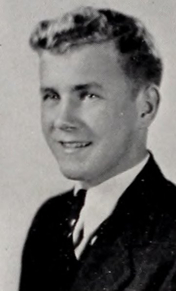 Portrait of George Beebe, North Quincy High School, class of 1938