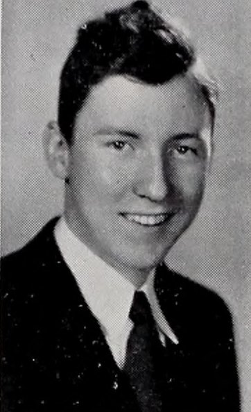 Portrait of Jack Riley, North Quincy High School, class of 1938