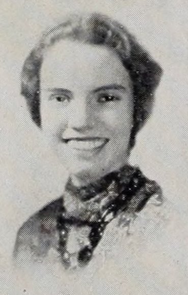 Portrait of Joan Cross, North Quincy High School, class of 1938