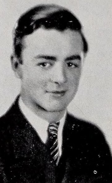 Portrait of John Richards, North Quincy High School, class of 1938