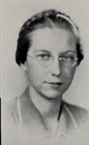 Portrait of Marjorie E. Readdy, North Quincy High School, class of 1938