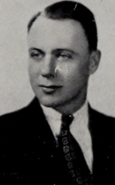 Portrait of Robert L. Newcombe, North Quincy High School, class of 1938