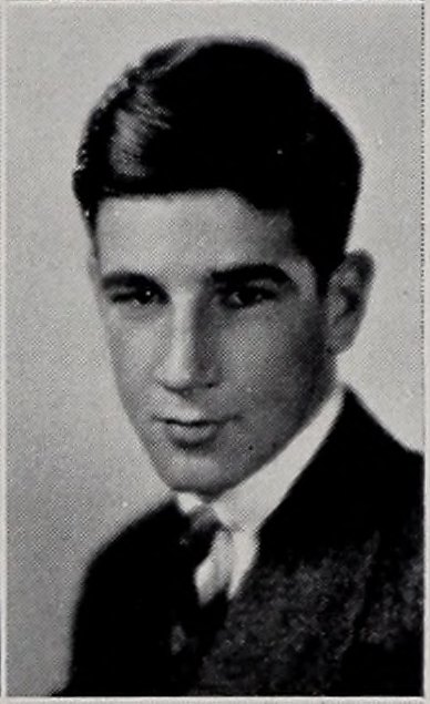 Portrait of Roy Cavicchi, North Quincy High School, class of 1939