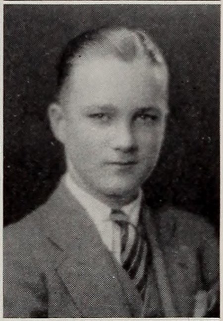 Portrait of James E. McCauley, North Quincy High School, class of 1934