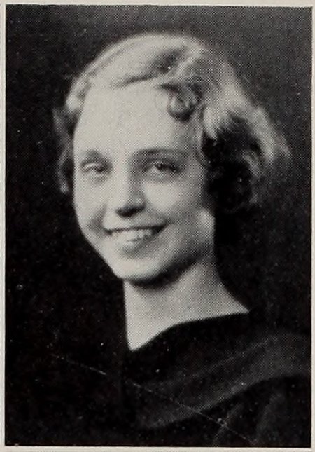 Portrait of Muriel E. Nelson, North Quincy High School, class of 1934