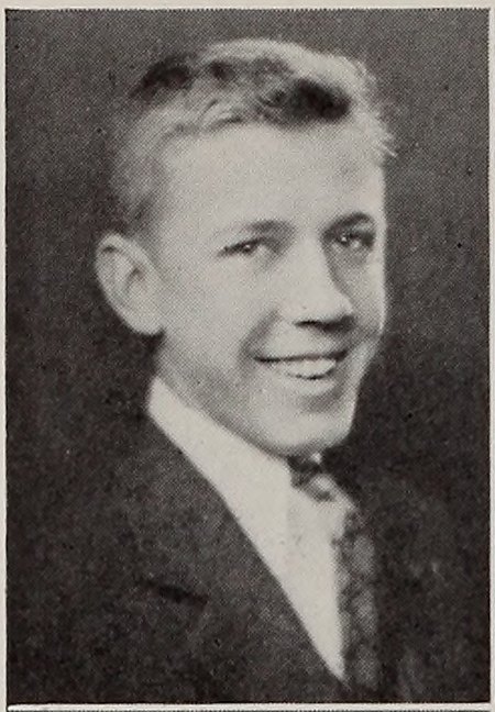 Portrait of Paul Jenkins, North Quincy High School, class of 1934