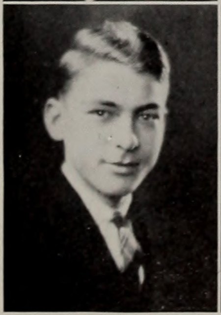 Portrait of Richard C. Baxter, North Quincy High School, class of 1934