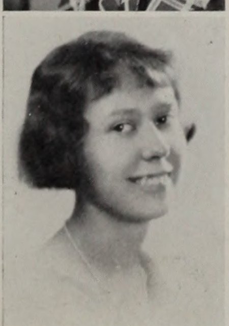 Portrait of Frances E. Curtis, North Quincy High School, class of 1935