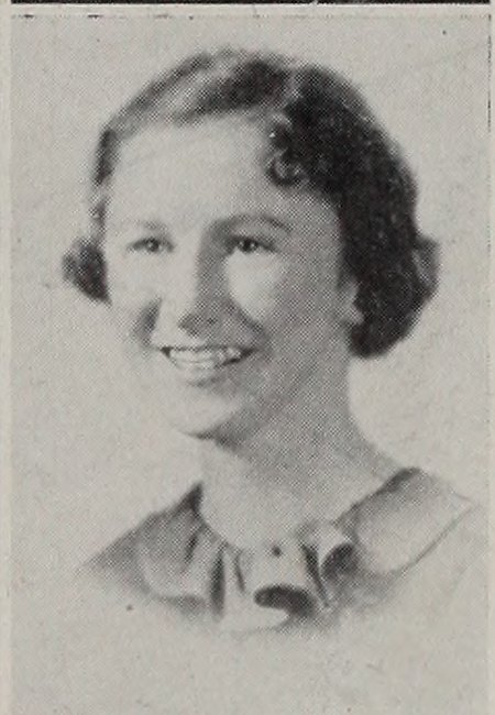 Portrait of Miriam Thomas, North Quincy High School, class of 1935