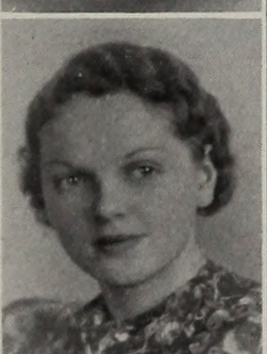 Portrait of Barbara E. Harding, North Quincy High School, class of 1937