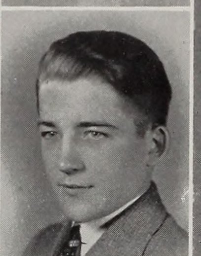 Portrait of Bernard E. Wright, North Quincy High School, class of 1937