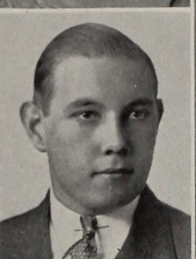 Portrait of Edwin C. Baumber, North Quincy High School, class of 1937