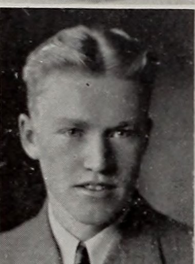 Portrait of Irving B. Pedersen, North Quincy High School, class of 1937