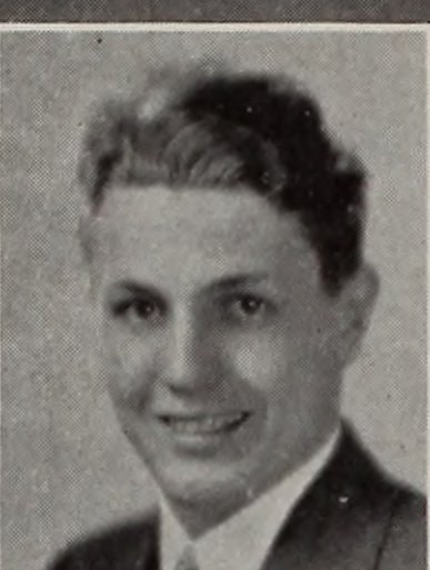 Portrait of John S. Hermistone, North Quincy High School, class of 1937