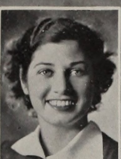 Portrait of Lorena E. Bultman, North Quincy High School, class of 1937