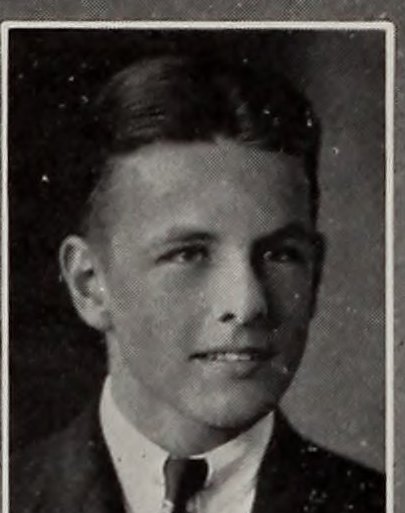 Portrait of Paul W. Hoffman, North Quincy High School, class of 1937