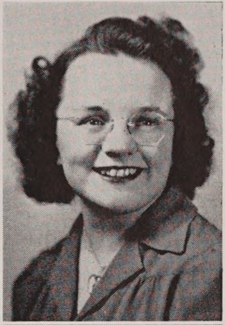 Portrait of Claire Query, New Bedford Vocational School, class of 1942