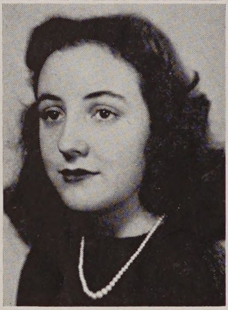Portrait of Dolores Caesar, New Bedford Vocational School, class of 1945