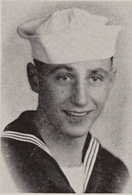 Portrait of Robert Bertrand, New Bedford Vocational School, class of 1945