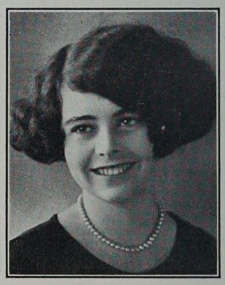 Yearbook portrait of Mary Frances Shea, Newburyport High School, class of 1928