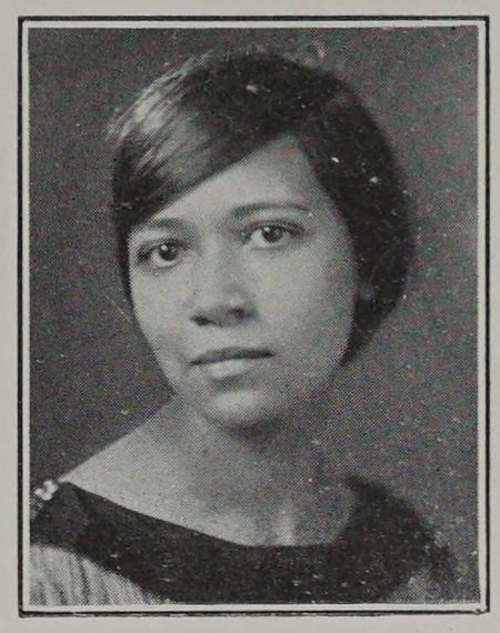 Yearbook portrait of Beatrice Elizabeth Freeman, New Bedford High School, class of 1927