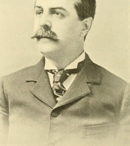 Portrait of Boardman Hall, Men of Progress, 1896 (Massachusetts), biography, 1896