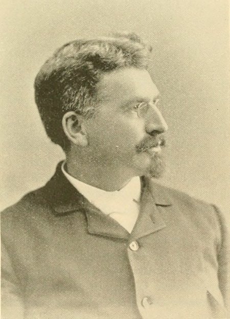 Portrait of Fred E. Crawford, Men of Progress, 1896 (Massachusetts), biography, 1896