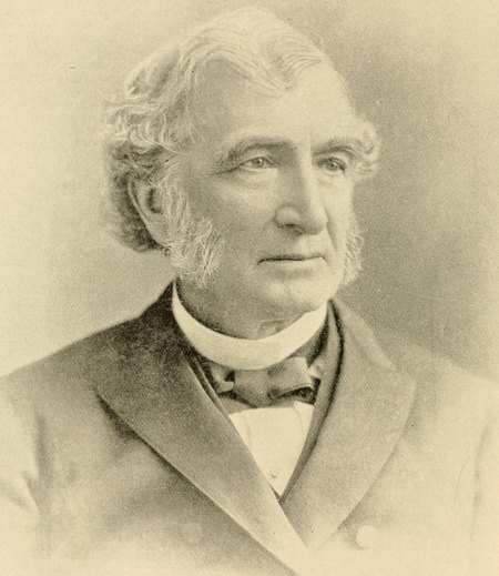 Portrait of Justin S. Morrill, Men of Vermont (1894), biography, 1894