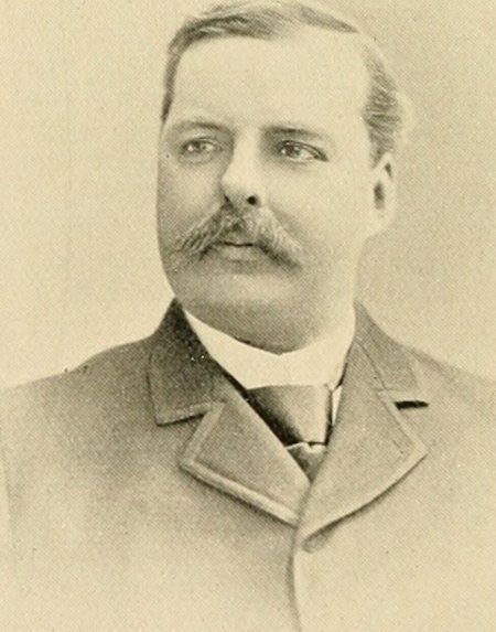 Portrait of William Edward Johnson, Men of Vermont (1894), biography, 1894