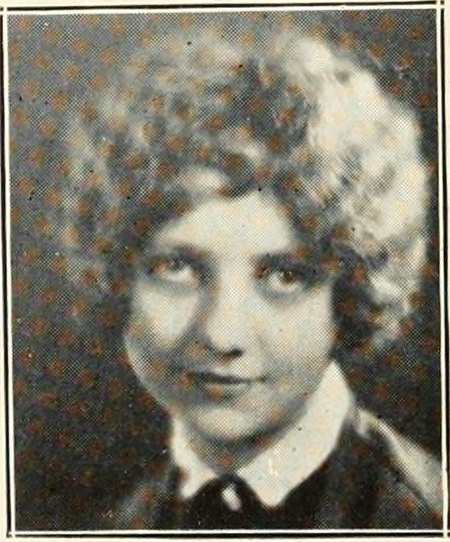 Yearbook portrait of Florence Natalie Nelson, Brookline High School, class of 1929