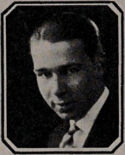 Yearbook portrait of Bertram Adams, Everett High School, class of 1927