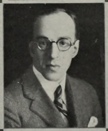 Thomas Walter Lander in the 1924 New England Conservatory of Music yearbook
