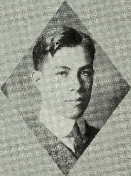 Thomas Cushman Nathan in the 1914 Newton High School yearbook