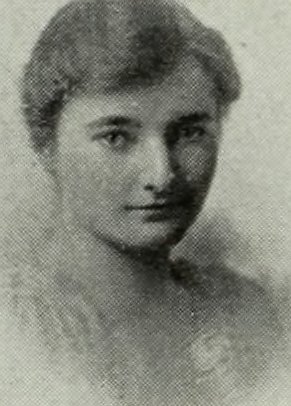 Anne Atwater Weed in the 1916 Newton High School yearbook