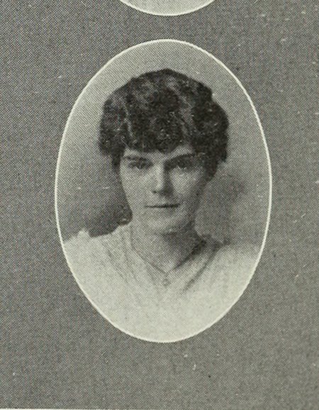 Marjorie Henderson in the 1916 Newton High School yearbook